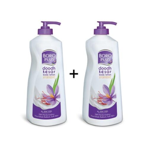 Boro Plus Doodh Kesar Body Lotion (Buy 1 Get 1 Free) 400 ml