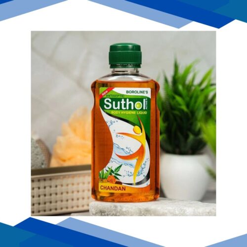 Boroline’s Antiseptic Suthol Active Body Hygiene Liquid – Chandan 200 ml