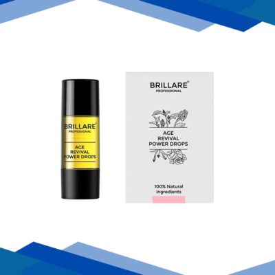 Brillare Professional Age Revival Power Drops Natural Face Serum Aragn Oil, Rose and Bakuchioil 15 ml
