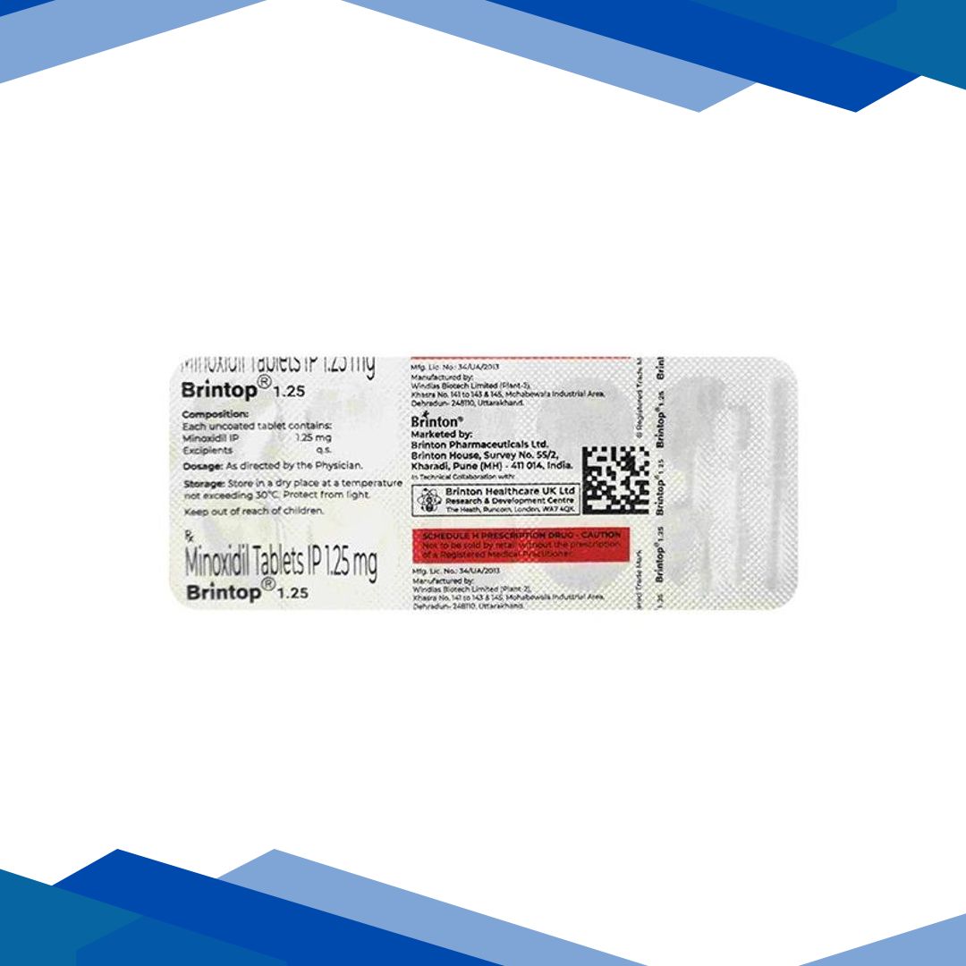 BRINTOP 1.25mg Tablet 10’s