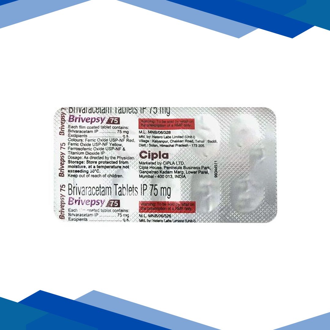 BRIVEPSY 75 Tablet 10’s