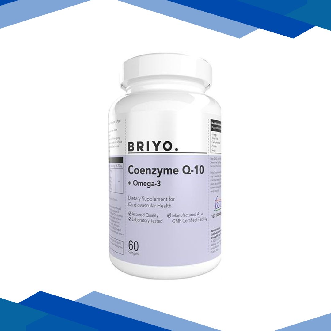 Briyo CoenzymeQ10 + Omega 3 Softgel 60’s