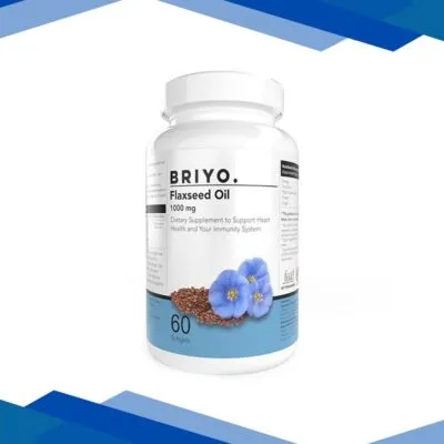 Briyo Flaxseed Oil 1000 mg Softgel 60’s
