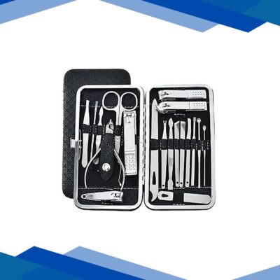Bronson Professional Manicure And Pedicure Tool Set Kit 19 In 1 With Storage Box 1’s