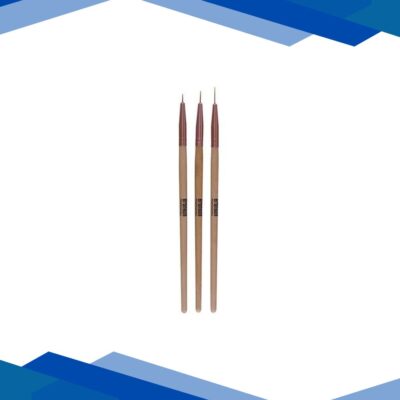 Bronson Professional Nail Art Point Gel Liner Brush Set 3’s