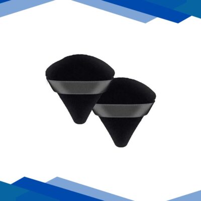 Bronson Professional pizza puff triangle makeup beauty blender sponge powder puff (Mix Colors) 2’s
