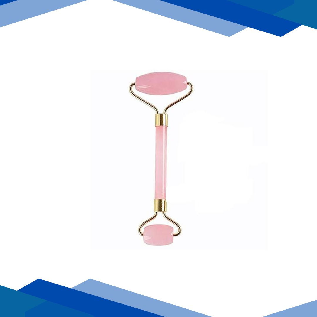 Bronson Professional Rose Quartz Facial Massage Roller 1’s