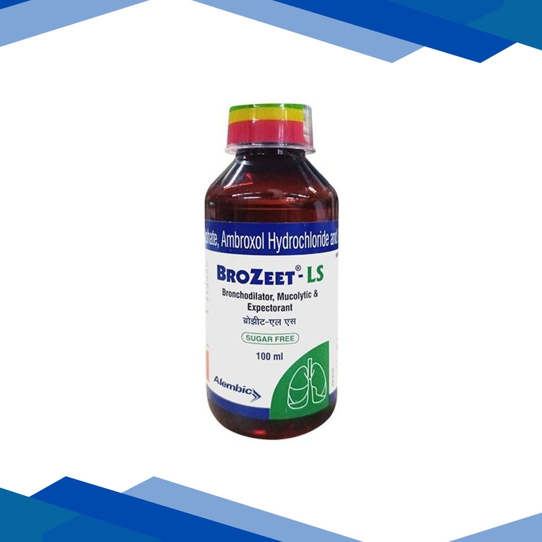 BROZEET LS SUGAR FREE Expectorant 100ml