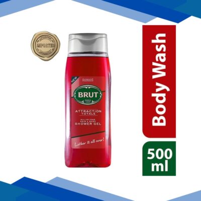 Brut Attraction Total All-In-One Hair & Body Shower Gel 500 ml