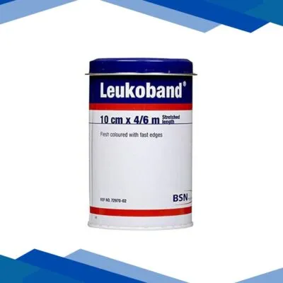 BSN Leukoband Elastic Adhesive Bandage (10 cm x 4/6 mtr) 1’s