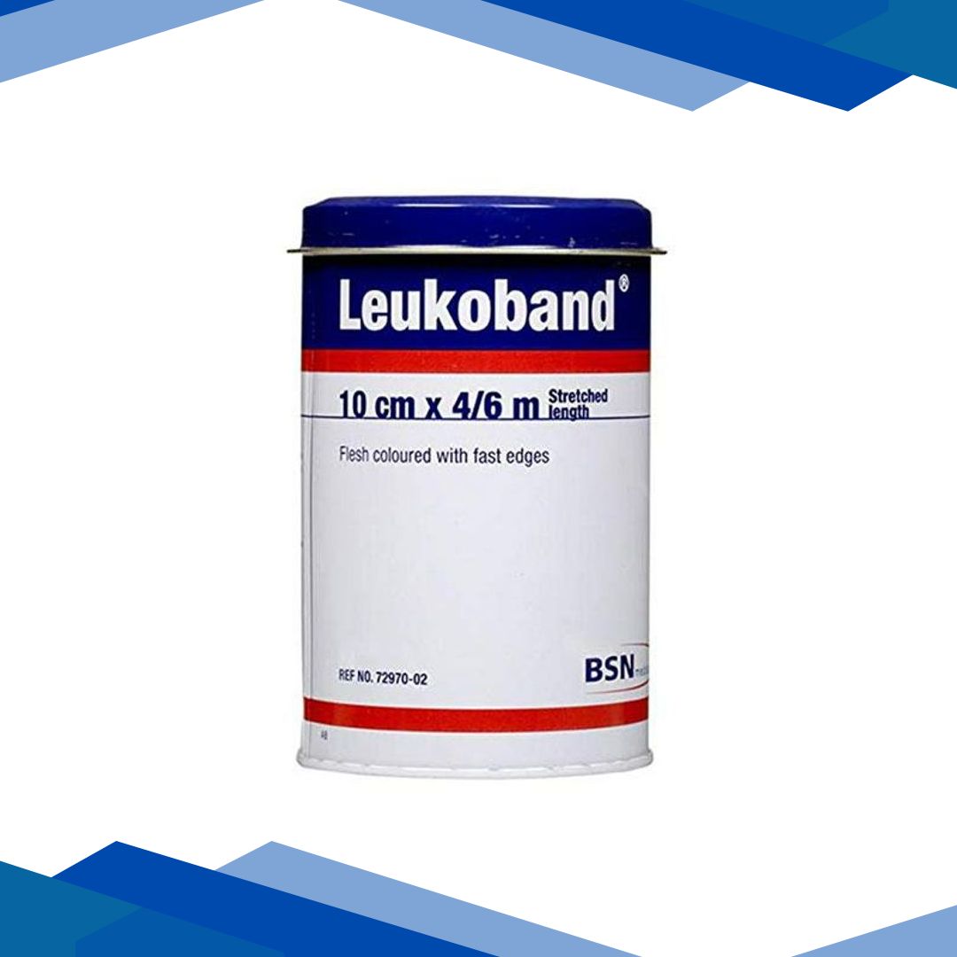 BSN Leukoband Elastic Adhesive Bandage (10 cm x 4/6 mtr) 1’s