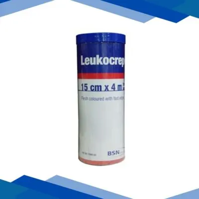 BSN Leukocrepe Cotton Crepe Bandage (15 cm x 4 mtr) 1’s
