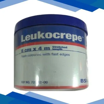 BSN Leukocrepe Cotton Crepe Bandage (6 cm x 4 mtr) 1’s