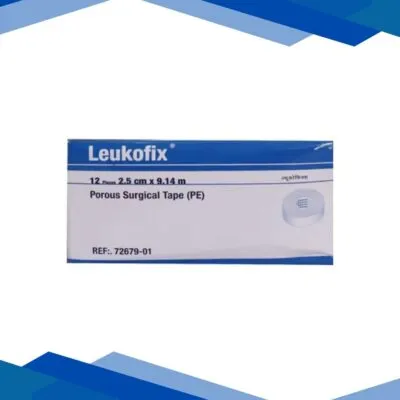 BSN Leukofix Porous Surgical Tape (PE) (2.5 cm x 9.14 mtr) 12’s