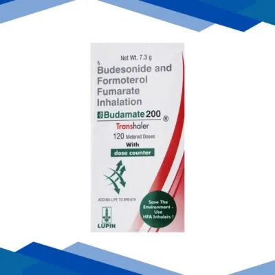 Budamate 200 with Dose Counter 120md Transhaler 7.3g
