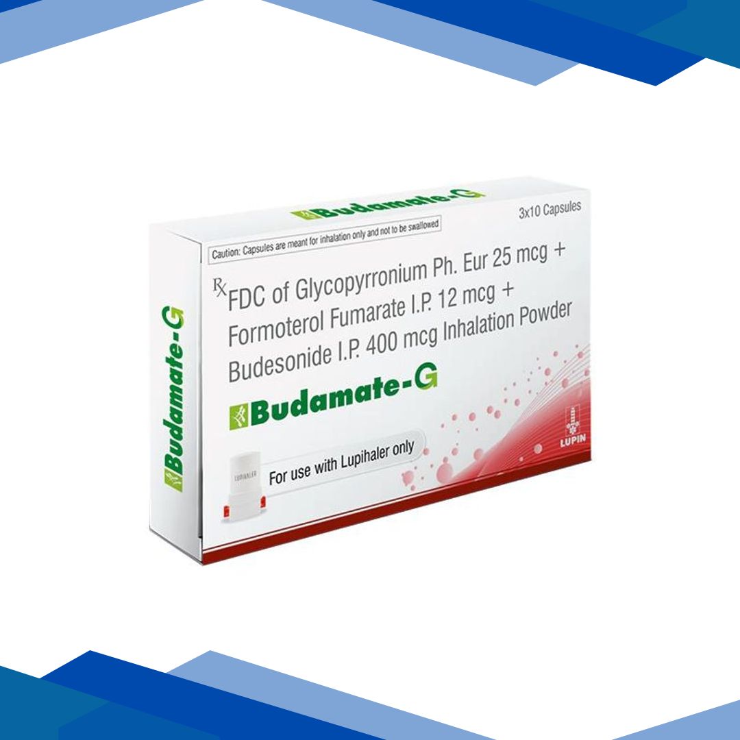 BUDAMATE G Inhalation Capsule 3×10’s