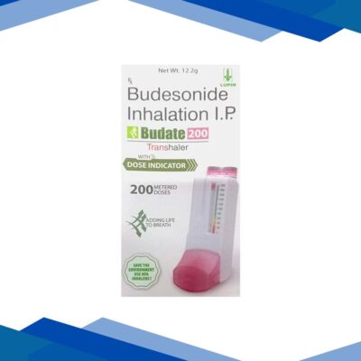BUDATE 200 WITH DOSE COUNTER 200md Transhaler 12.2g