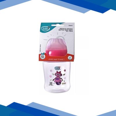 Buddsbuddy Premium Wide Neck Feeding Bottle – Pink 150 ml