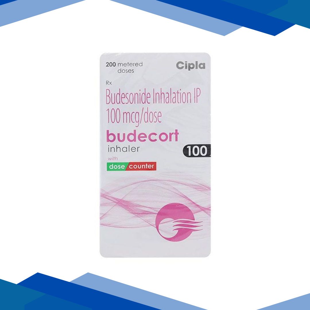 Budecort 100 with Dose Counter Inhaler 200Md