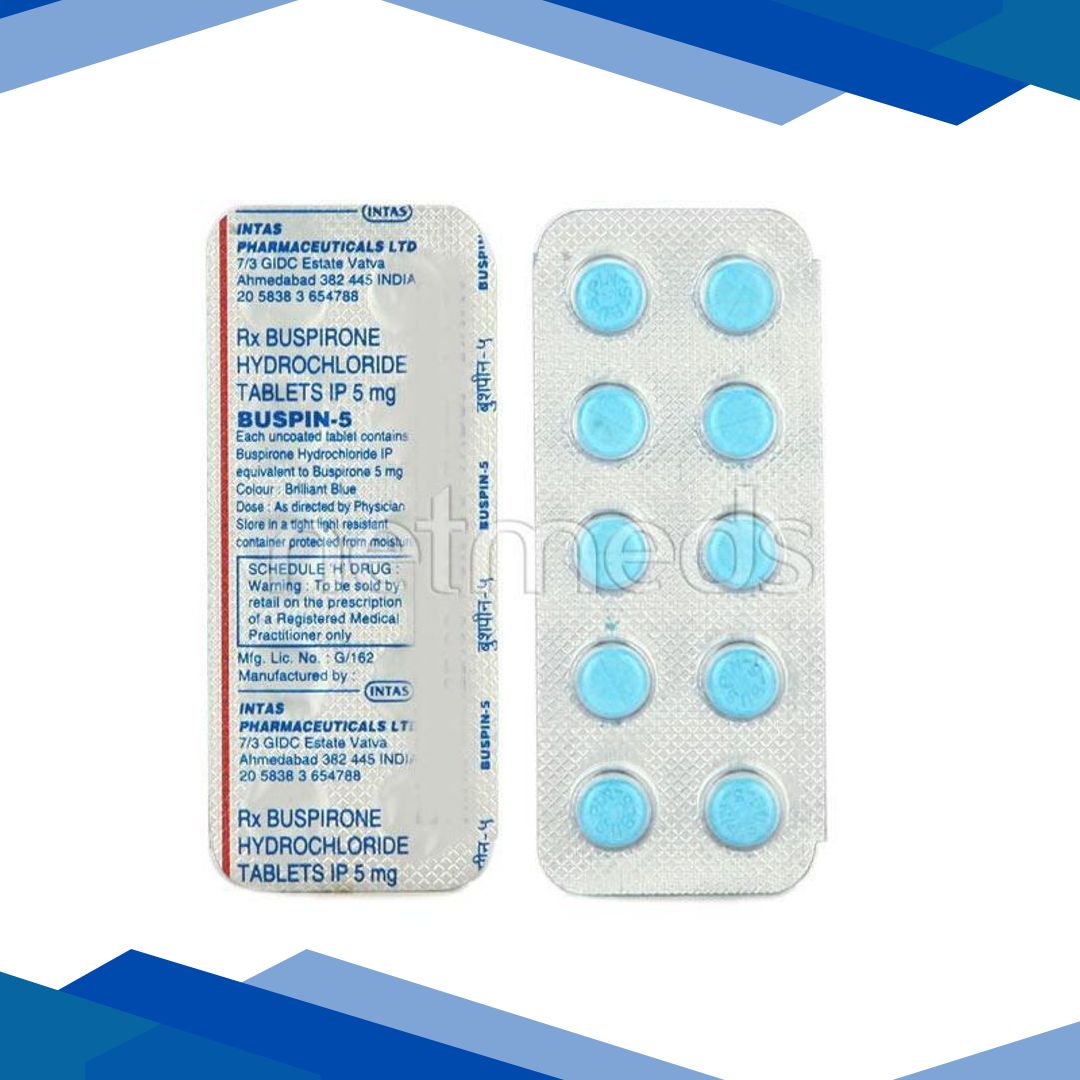 Buspin 5mg Tablet 10’S