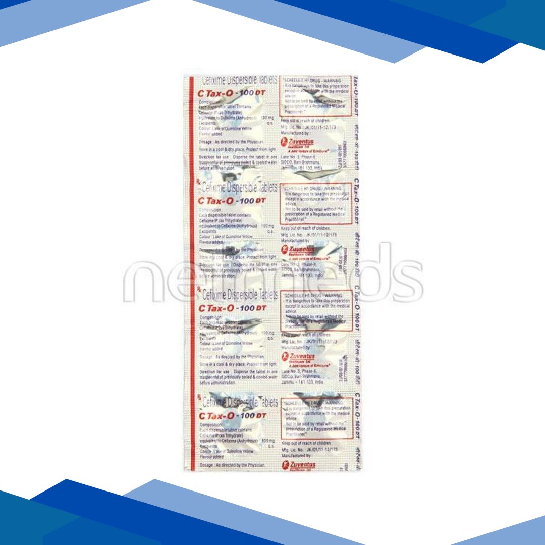 C Tax O DT 100mg Tablet 10’S