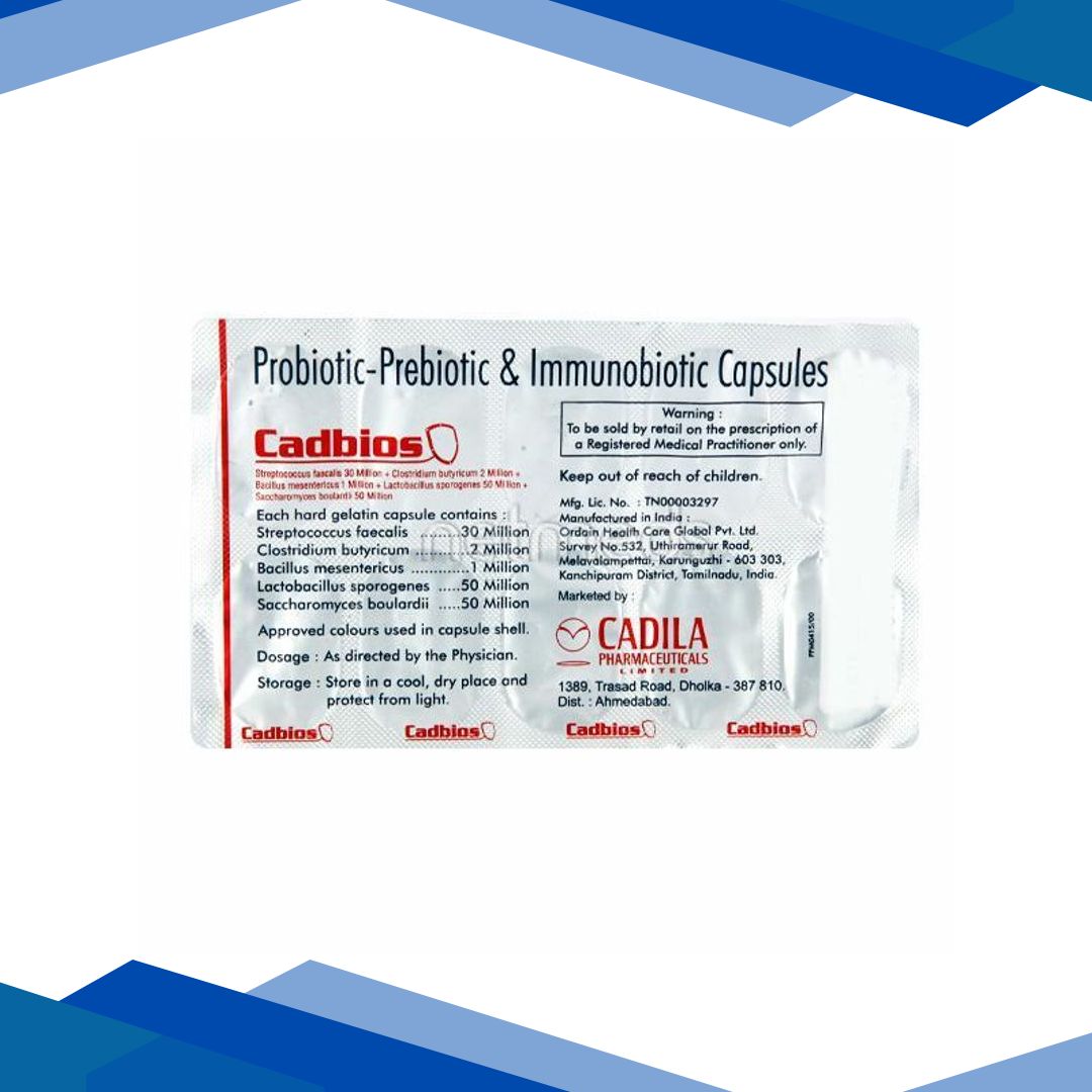 Cadbios Capsule 10’S