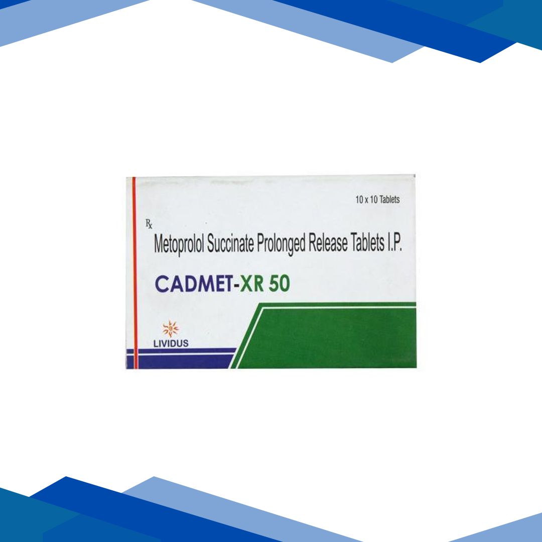 Cadmet XR 50mg Tablet 10’S