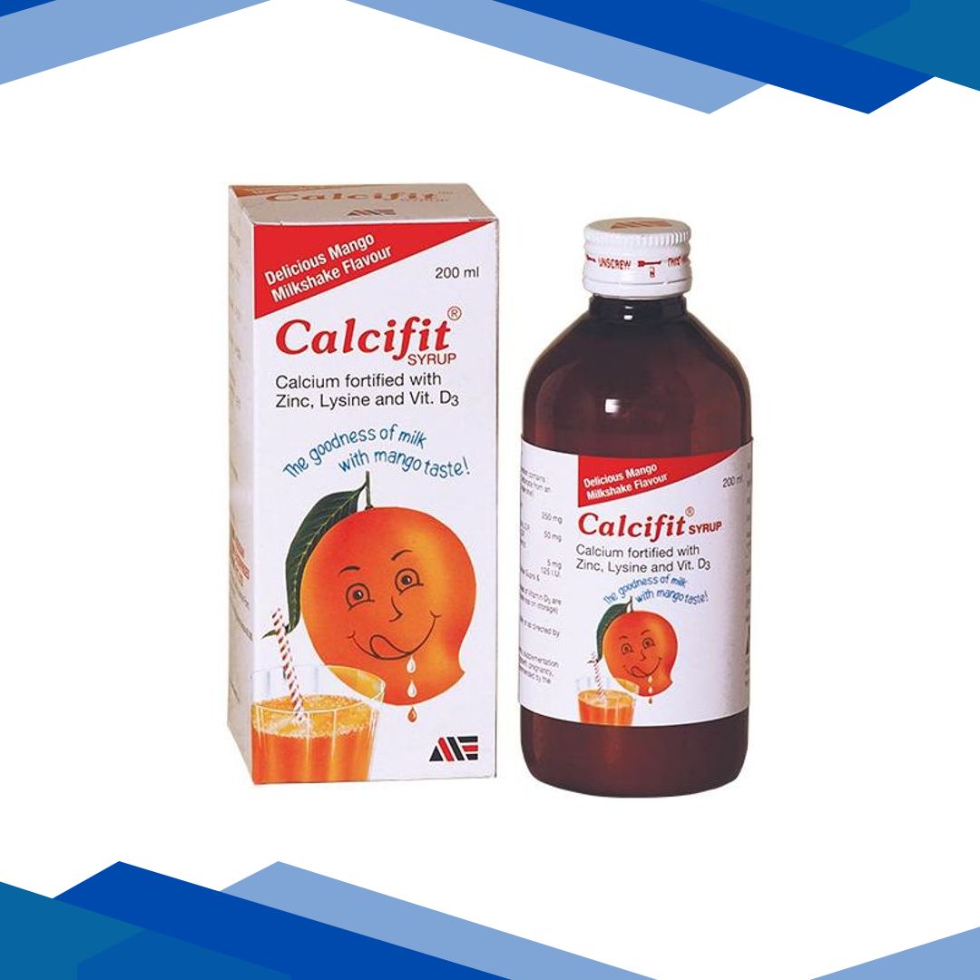 Calcifit Delicious Mango Milkshake Flavour Syrup 200ml