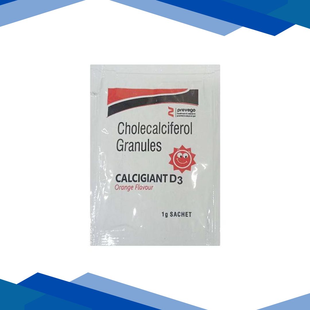 CALCIGIANT D3 ORANGE FLAVOUR Granules 1gm