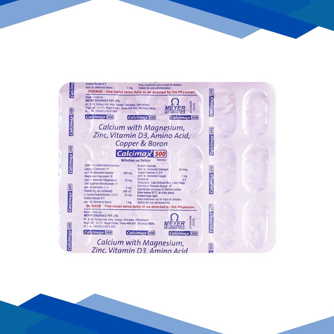 Calcimax 500mg Tablet 30’S