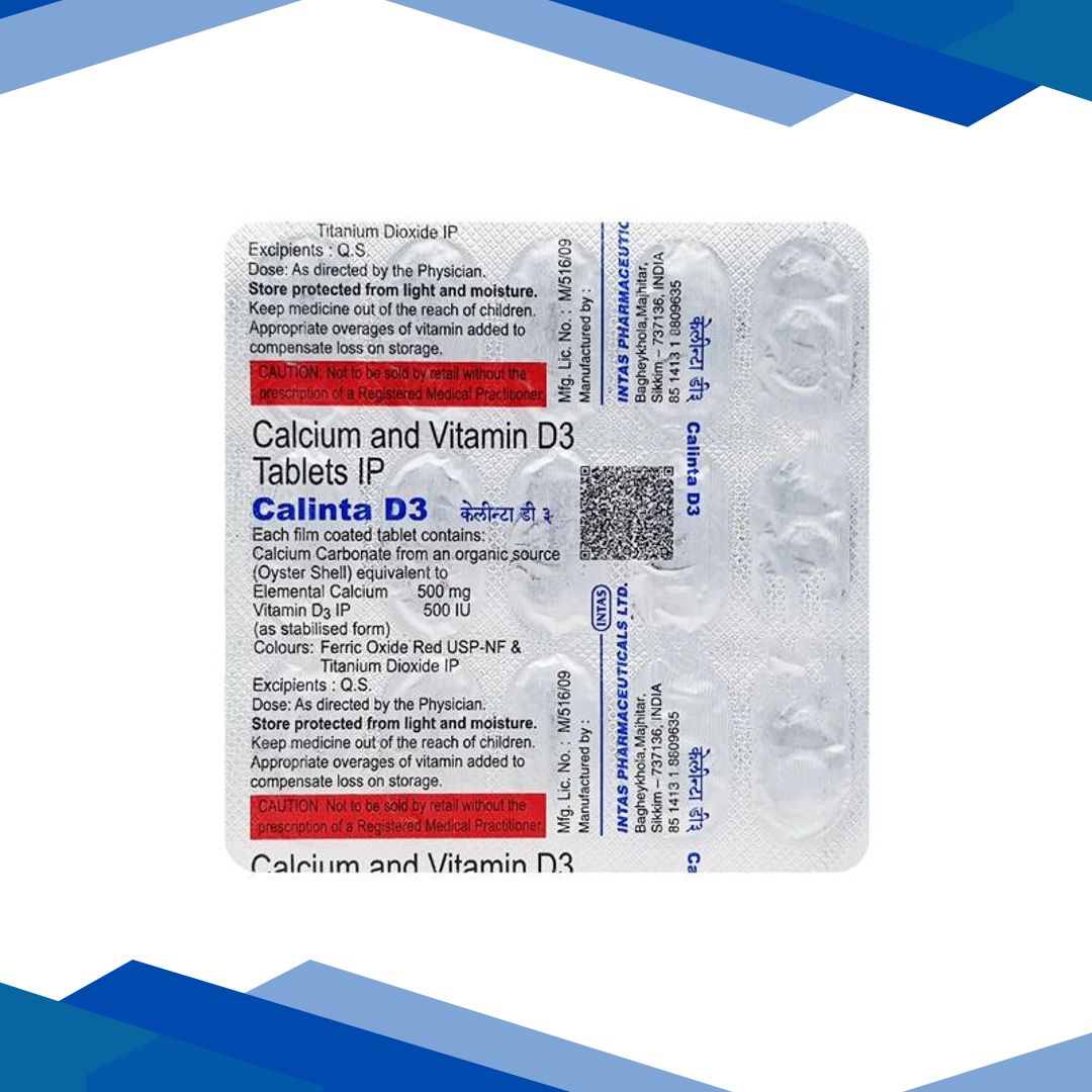Calinta D3 Tablet 15’S