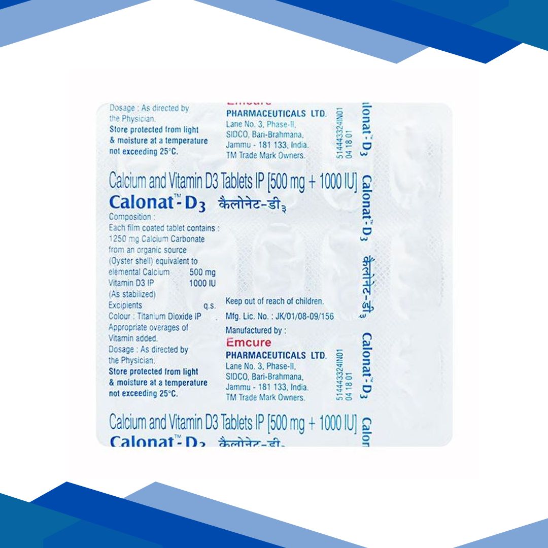 Calonat D3 Tablet 15’S