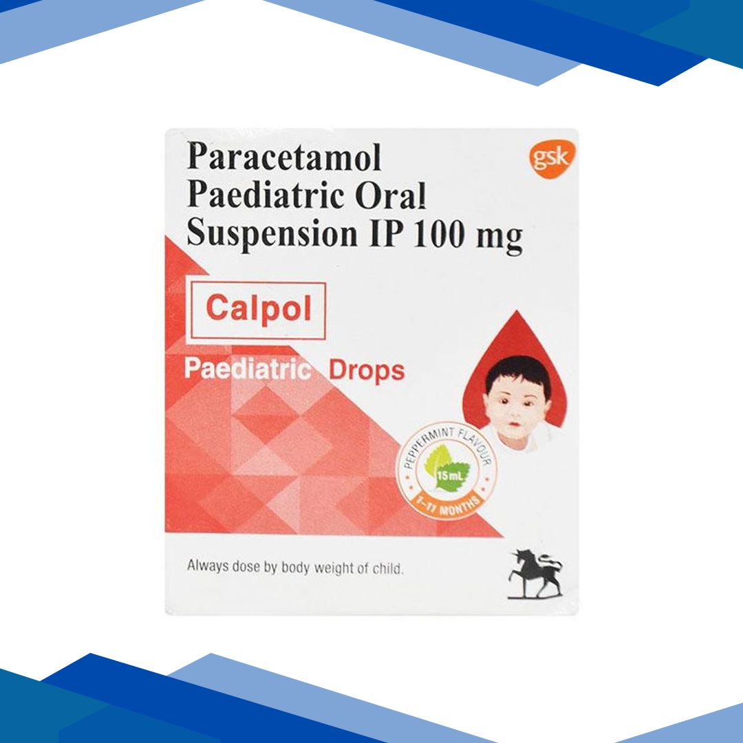 Calpol Peppermint Flavour Paediatric Drops 15ml