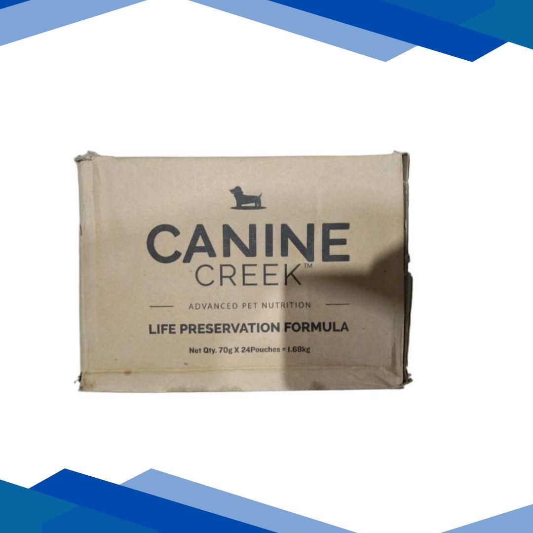 Canine Creek Life Preservation Formula Chunks in Gravy (70 gm x 24 Pouches) 70 g