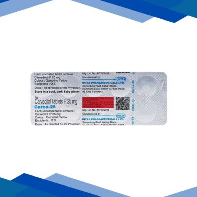 Carca 25mg Tablet 10’S