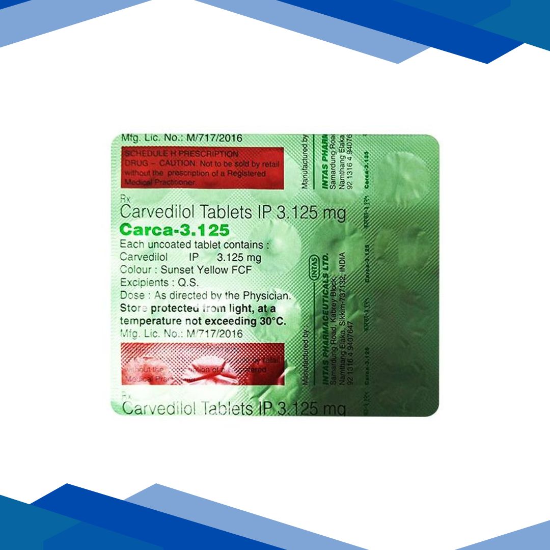CARCA 3.125 Tablet 20’s
