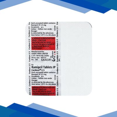 Cardace 2.5mg Tablet 15’S