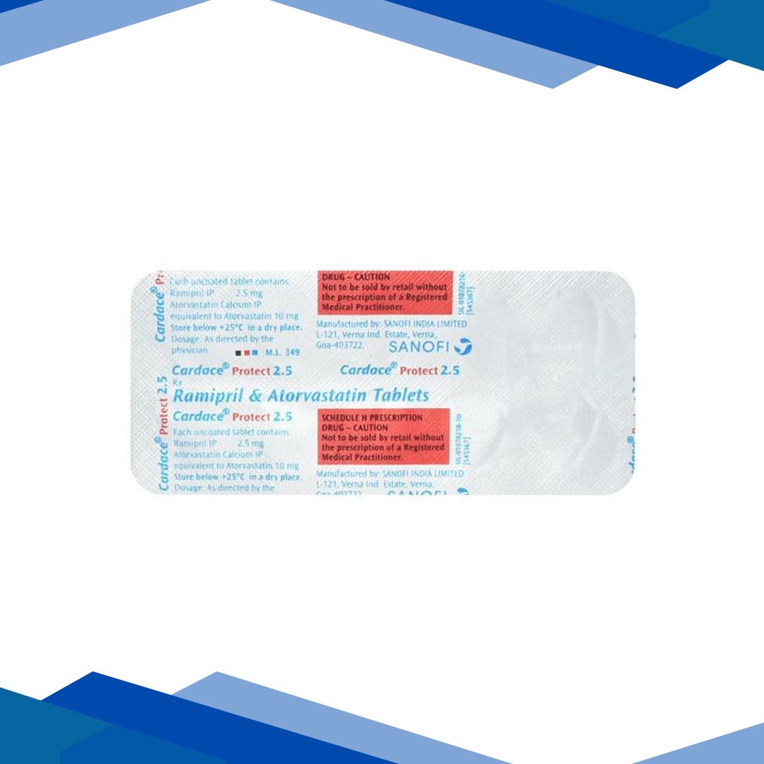 Cardace Protect 2.5mg Tablet 10’S