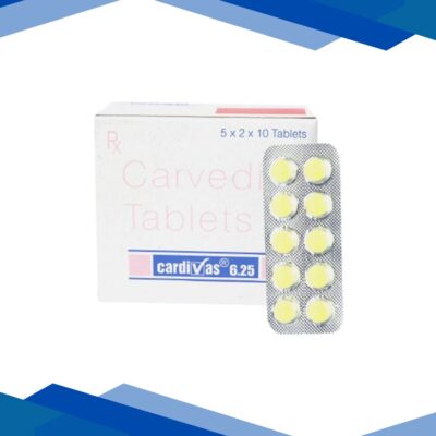 Cardivas 6.25mg Tablet 10’S