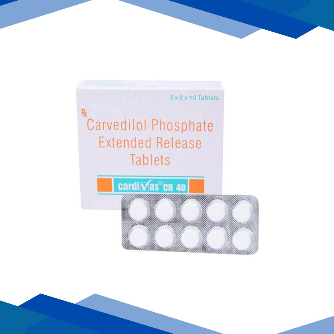 Cardivas CR 40mg Tablet 10’S