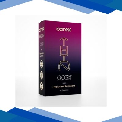 Carex 003 Hyaluronic Lubricant Condoms 10’s