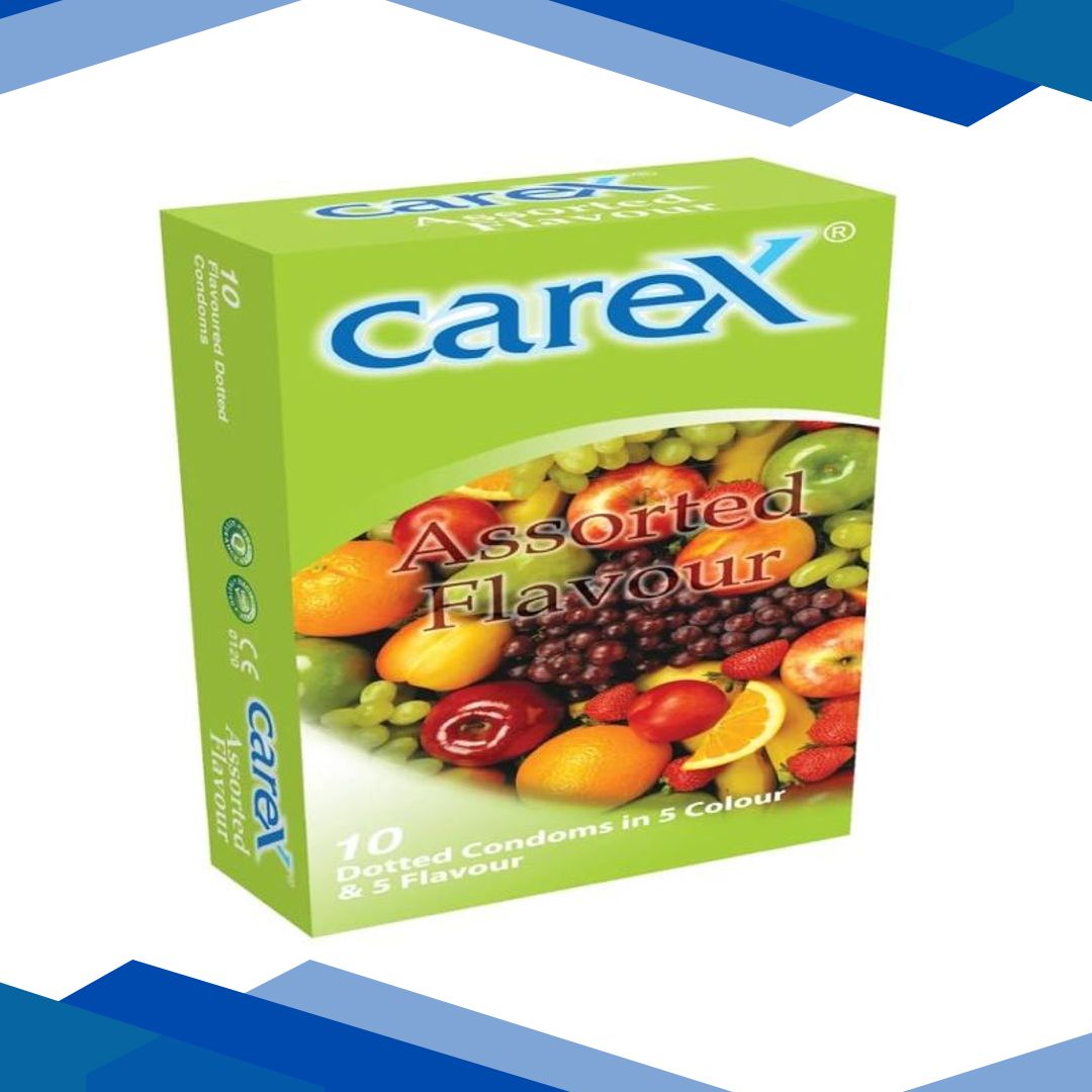 Carex Assorted Flavours 10’s