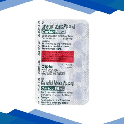 Carloc 3.125mg Tablet 15’S