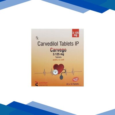CARVEGO 3.125mg Tablet 10’s