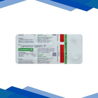 CARVENOL 3.125 Tablet 10’s