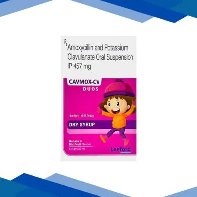 CAVMOX CV DUOS BANANA & MIX FRUIT FLAVOUR Dry Syrup 30ml