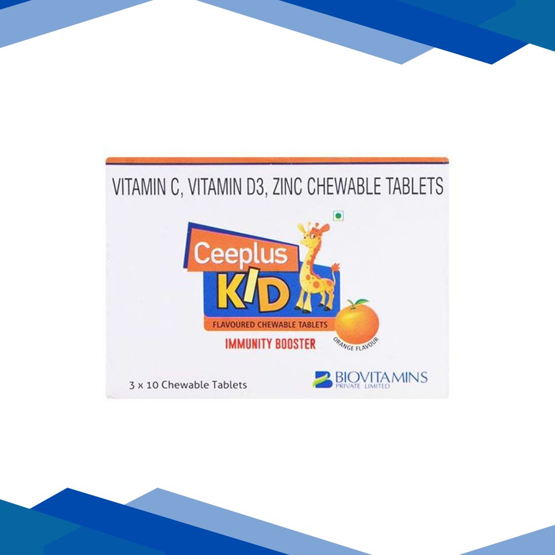 CEEPLUS KID ORANGE FLAVOUR Chewable Tablet 10’s