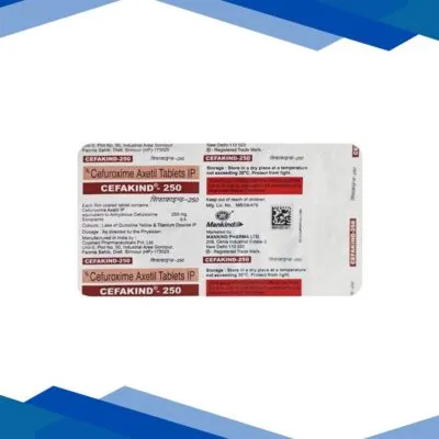 Cefakind 250mg Tablet 10’S
