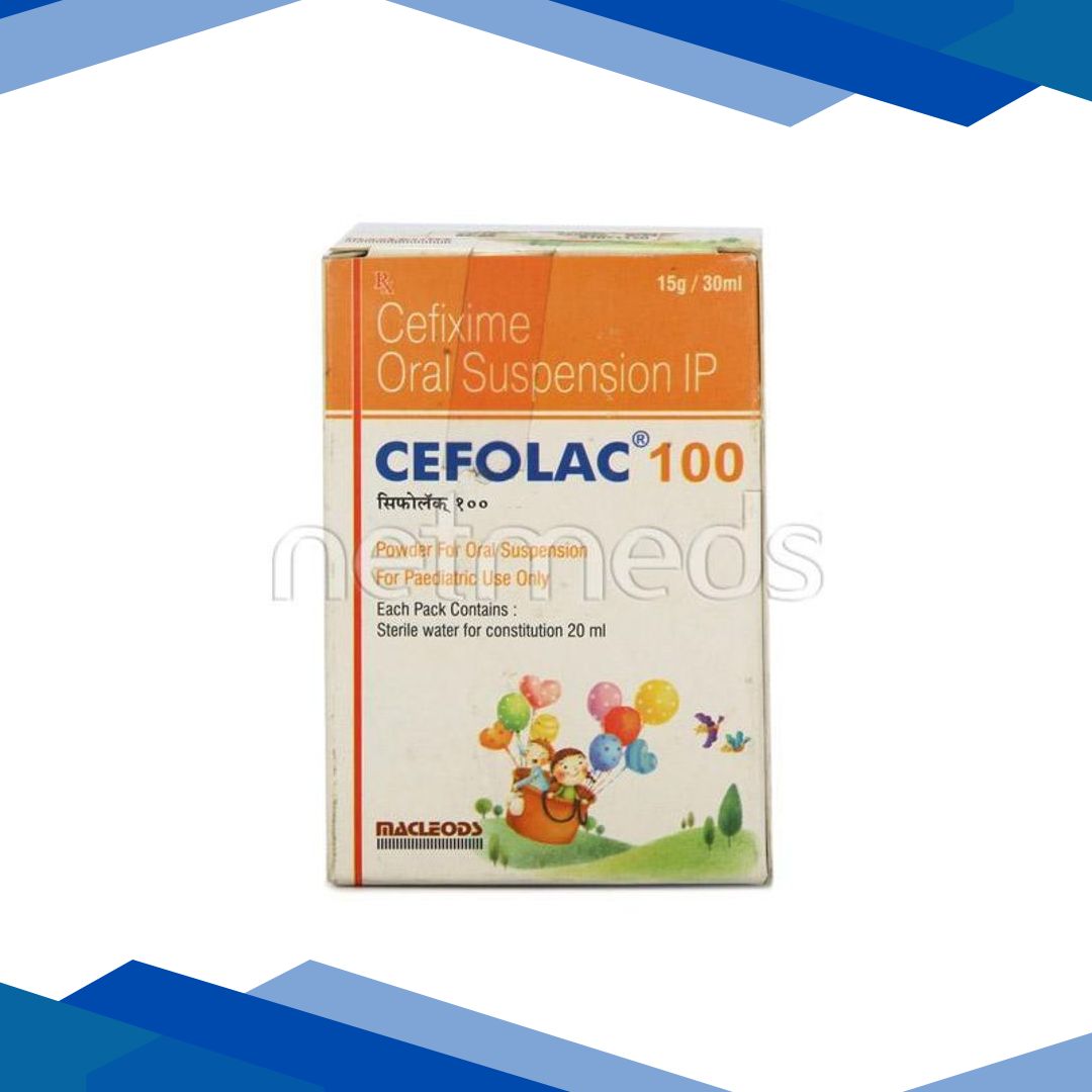 Cefolac 100mg Oral Suspension 30ml