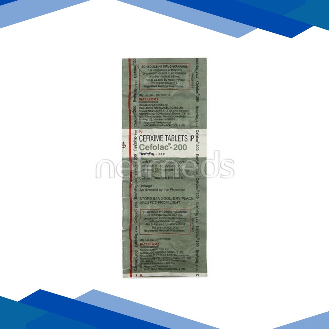 Cefolac 200mg Tablet 10’S